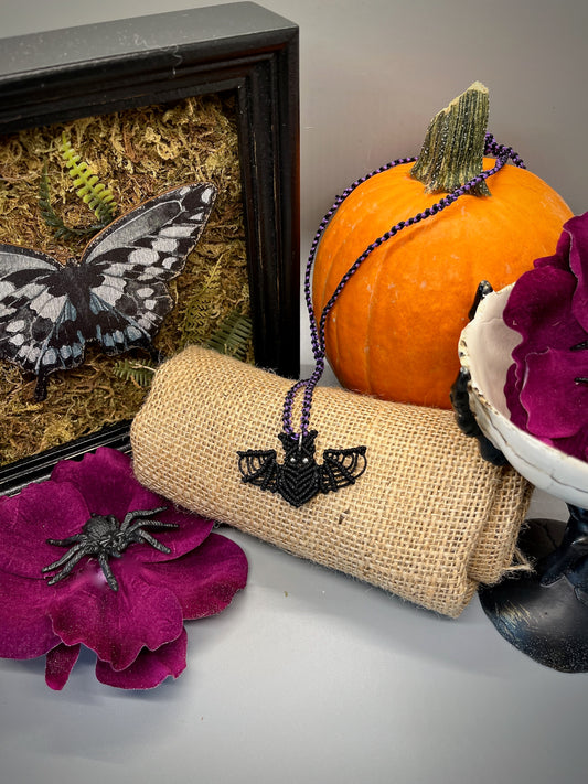 Halloween Bat Necklace
